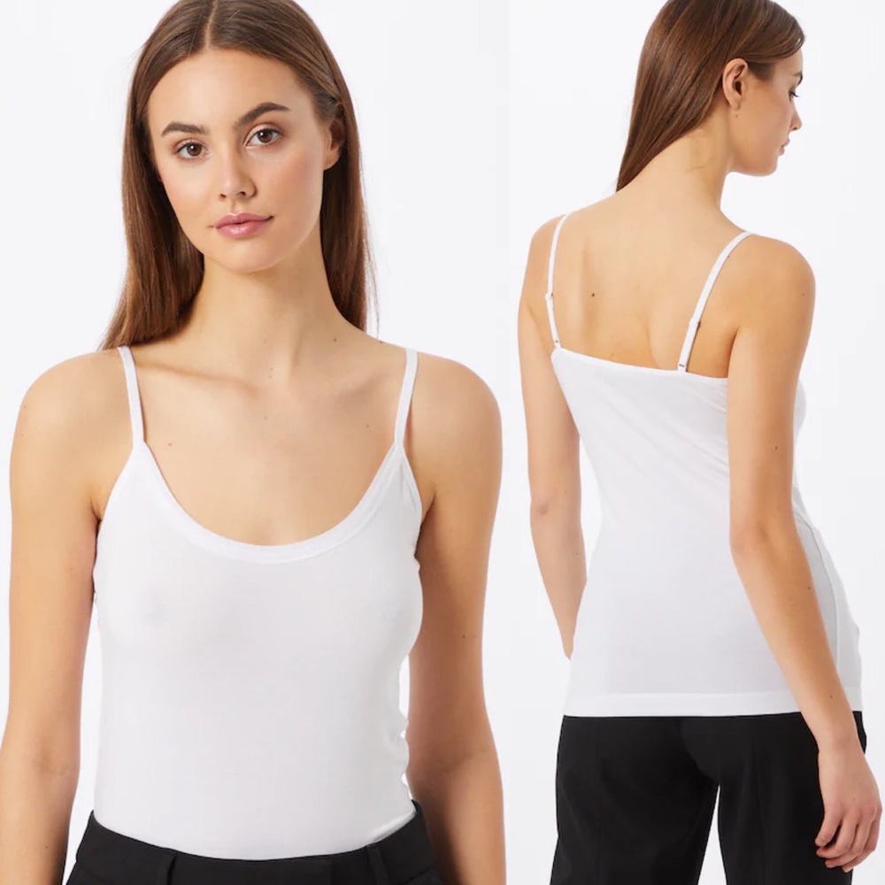 InWear Finesse women’s white layering tank top cami size S small